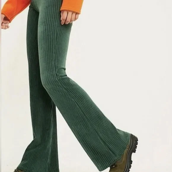 Urban Outfitters Green Ribbed Pants - Picture 7 of 7